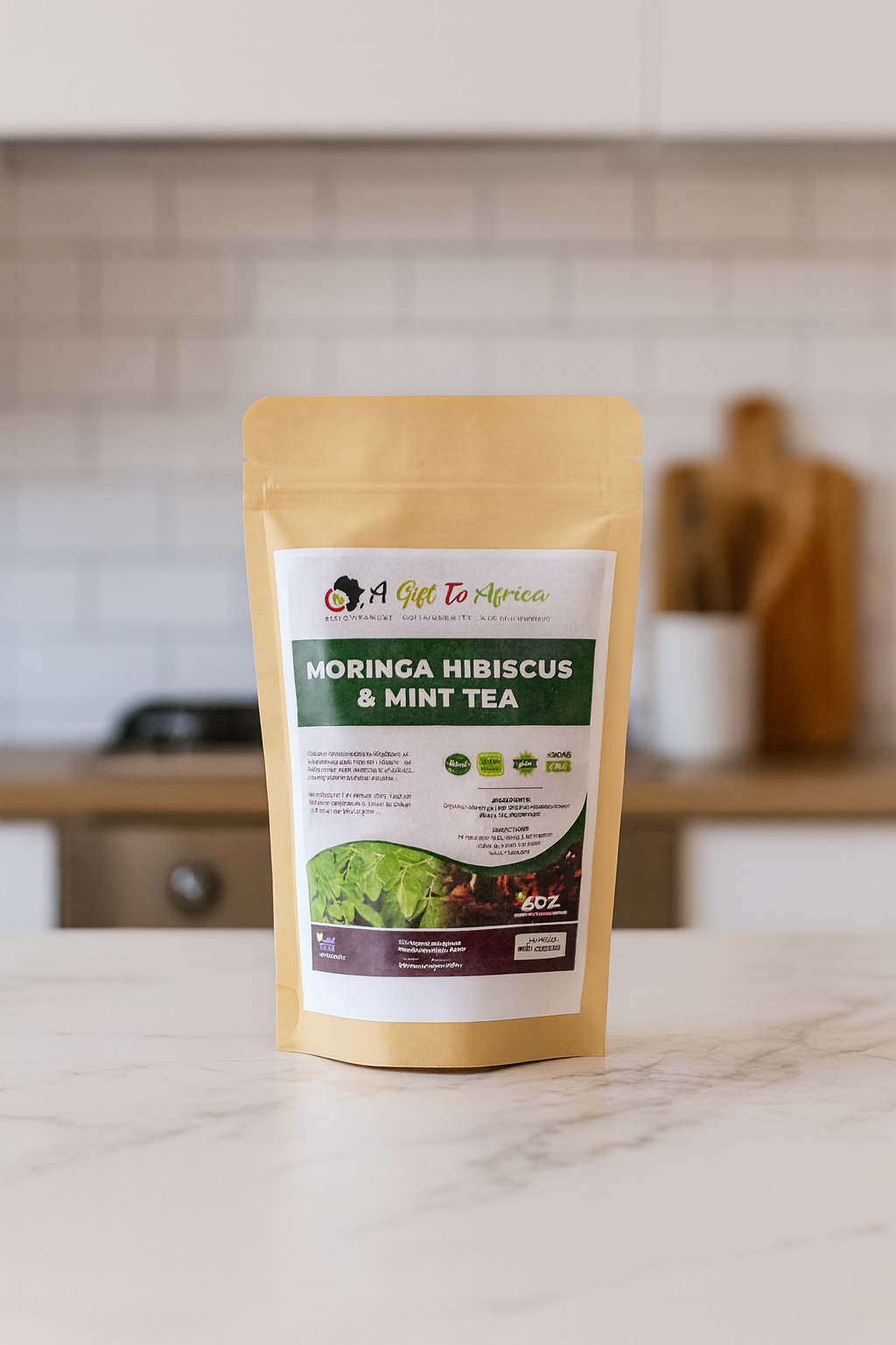 Moringa Hibiscus and Mint Tea - Loose Leaf