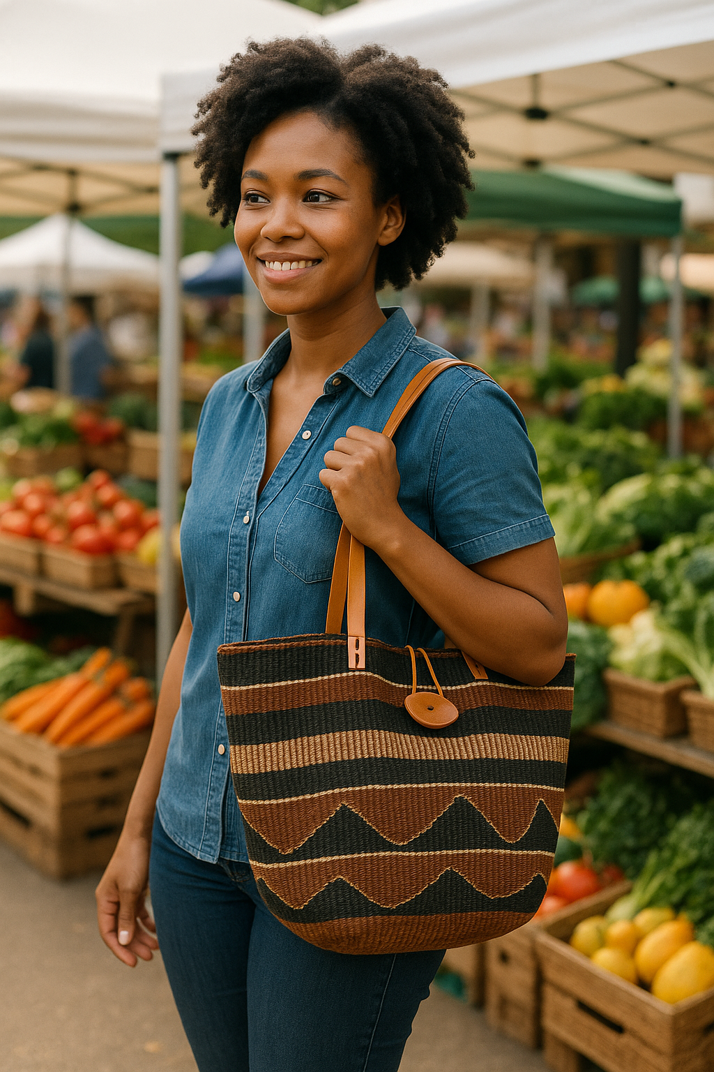 Baobab Kenya Market or Beach Bag