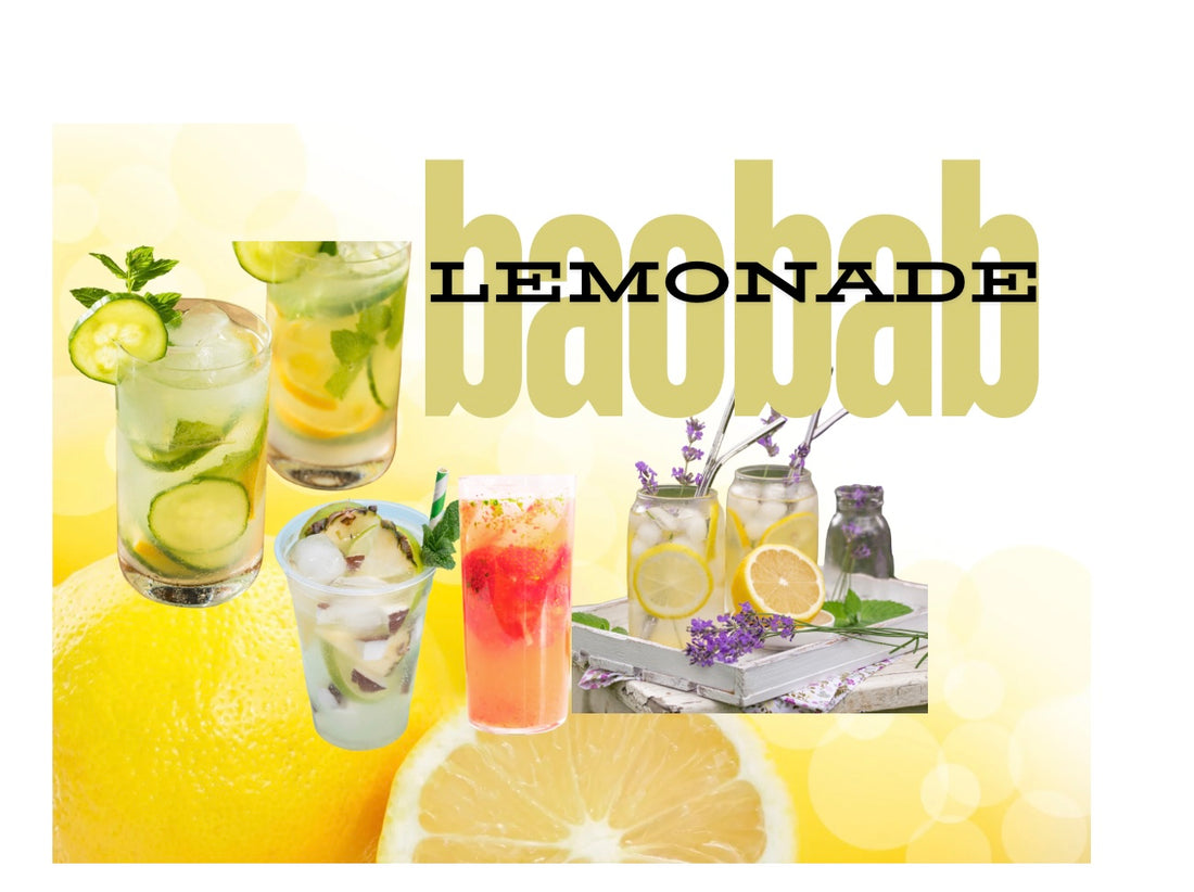 Four Easy Summer BAOBAB Fruit Lemonade  Mocktail Recipes