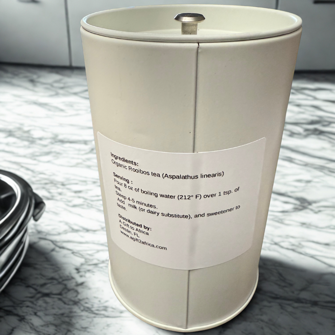 Organic Certified Rooibos Tea  - Loose Leaf in Canister