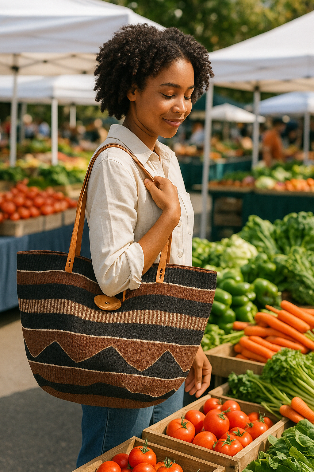 Baobab Kenya Market or Beach Bag