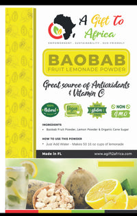 Baobab Fruit Lemonade Mix (Powder) - 1oz Packs